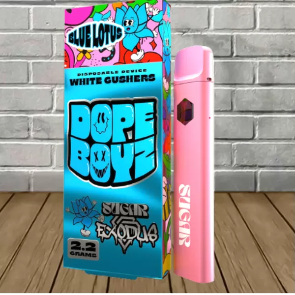 Sugar X Exodus Dope Boyz Blue Lotus Disposable Vape 2.2g Best Price