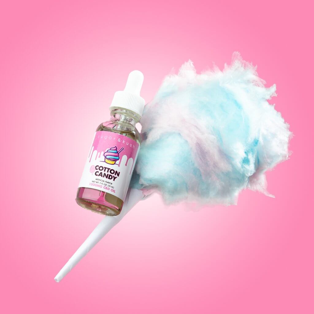 Sugar and Kush Cotton Candy CBD Oil Drops Best Price