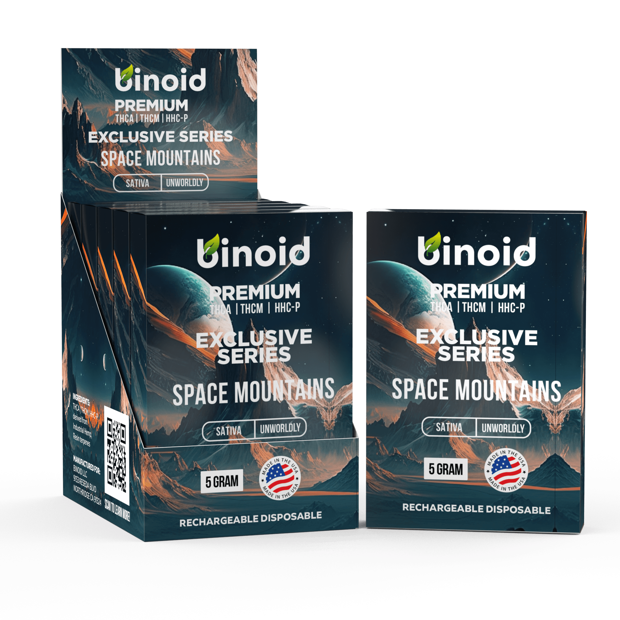 Binoid Exclusive Series 5 Gram Disposable Vape – Space Mountains Best Price