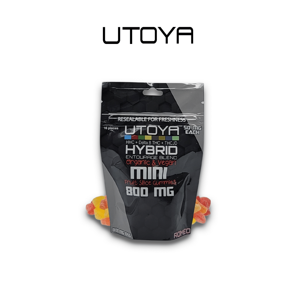 Utoya | Mini Fruit Slice THC Gummies 800mg - 4500mg Best Price