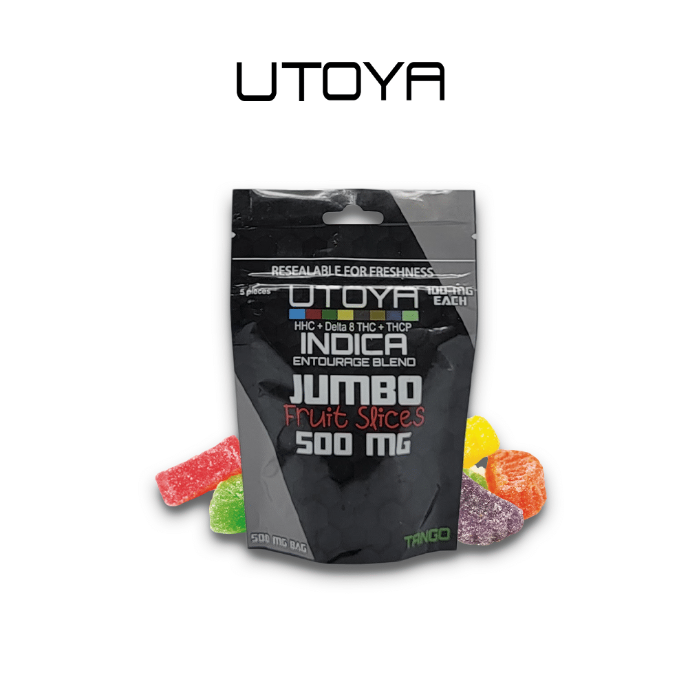 Utoya | Jumbo Fruit Slice THC Gummies 500mg - 3600mg Best Price