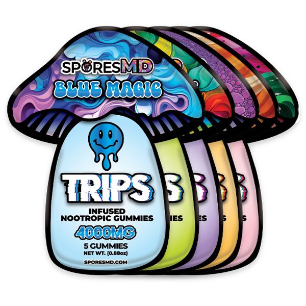 SporesMD Trips Nootropics Gummies 5 Counts Best Price