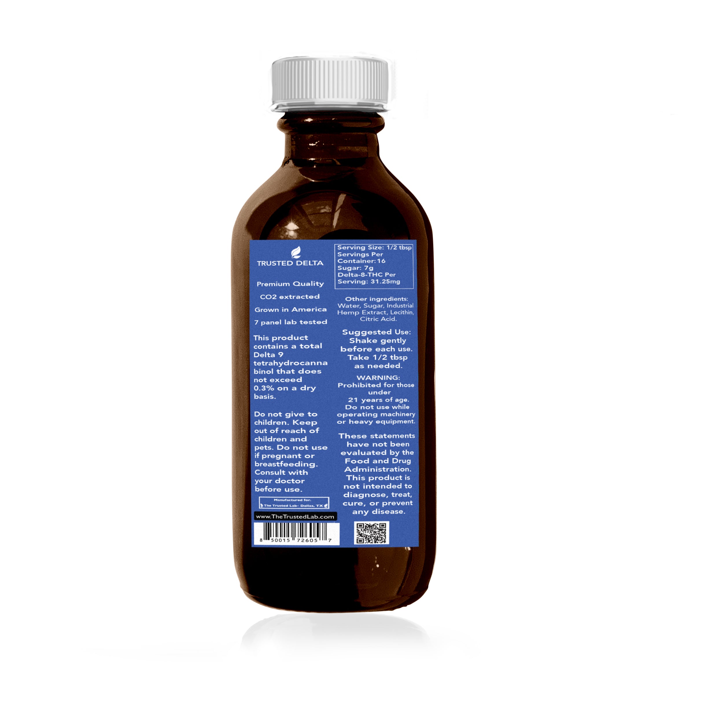 The Trusted Lab D8 Sleep Syrup 500 mg (118 ml) Best Price