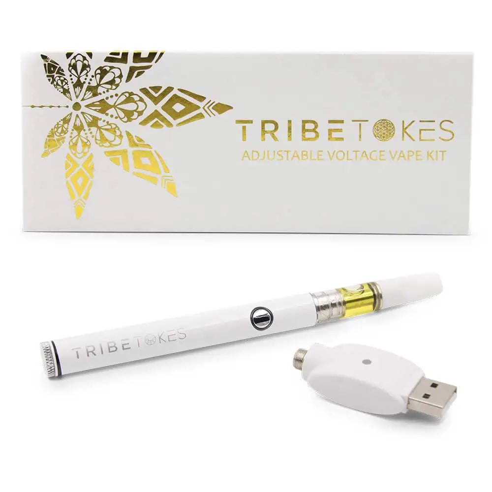 TribeTokes Delta 8 THC Vape Pen Starter Kit | D8 Cartridge Wand Battery Best Price