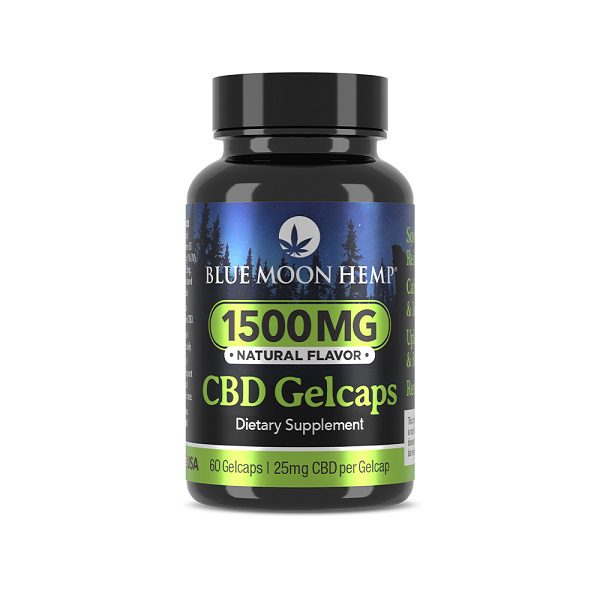 Blue Moon Hemp CBD Gel Caps 25mg Best Price