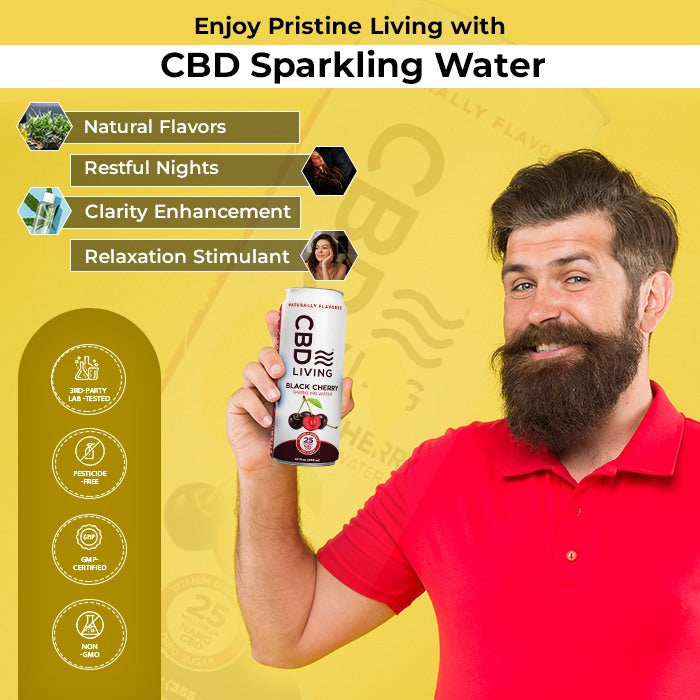 CBD Living CBD Sparkling Water Best Price