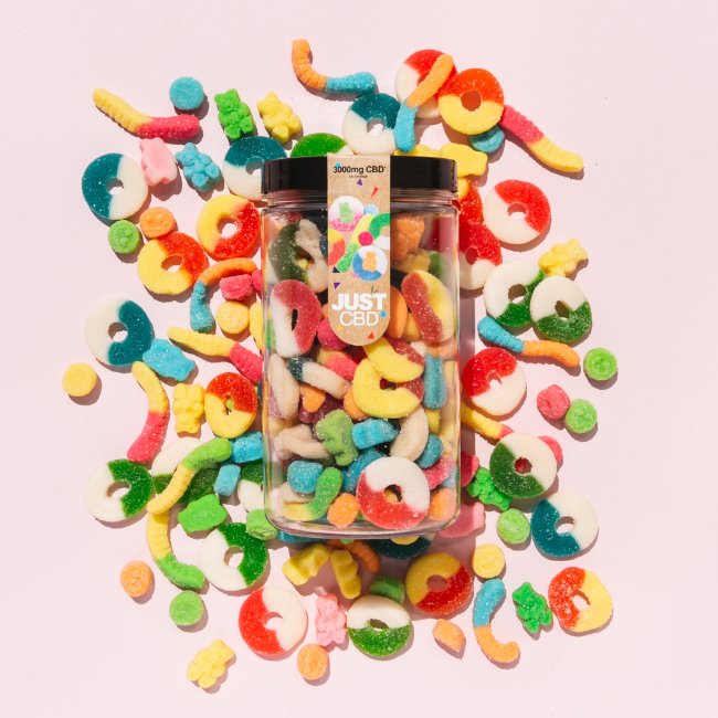 JustCBD - CBD Gummies 3000mg Jar – Party Pack Best Price