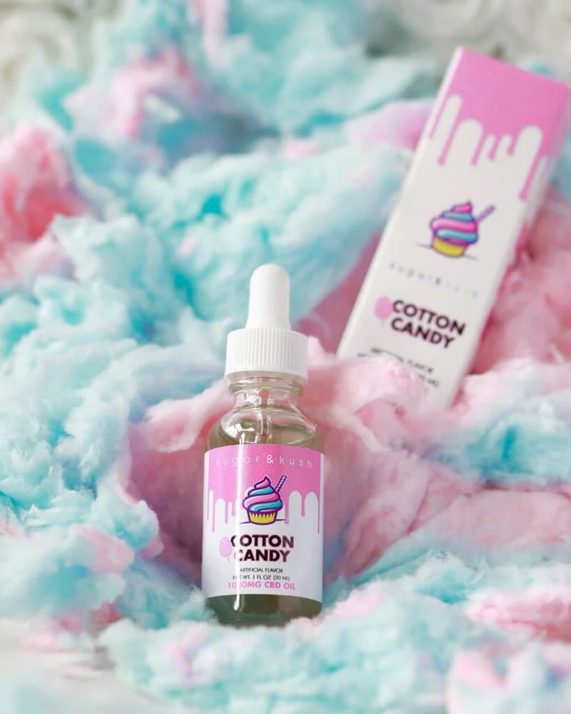 Sugar and Kush CBD Oil Tincture - Cotton Candy - 3000mg Best Price