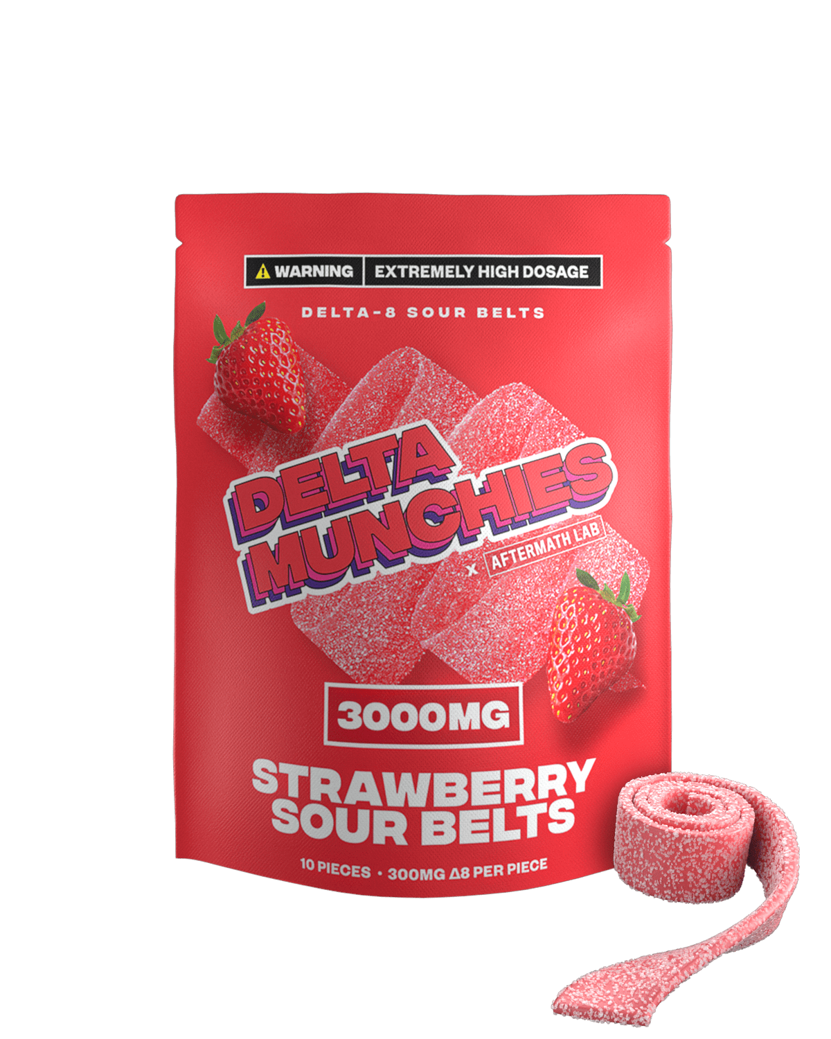 Delta Munchies 3000mg Delta 8 Sour Belts Best Price