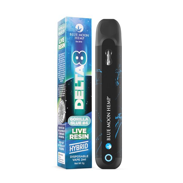 Blue Moon Hemp Delta 8 Live Resin 2 Gram Disposable Vape Pen Best Price