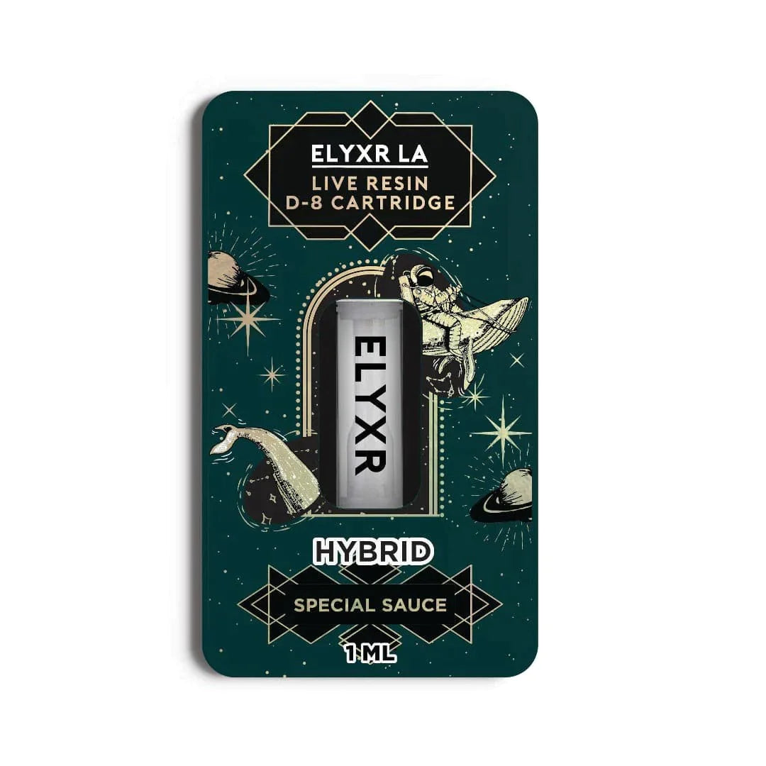 Elyxr Live Resin Delta 8 Cartridge 1 Gram (1000mg) Best Price