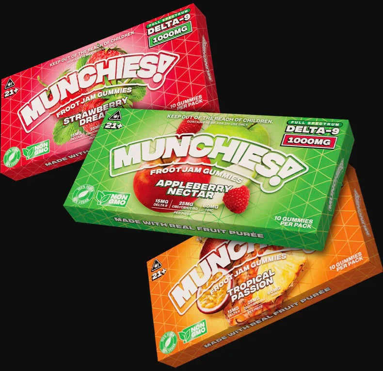 Delta Munchies Tropical Passion 1000mg Delta 9 Gummies Best Price