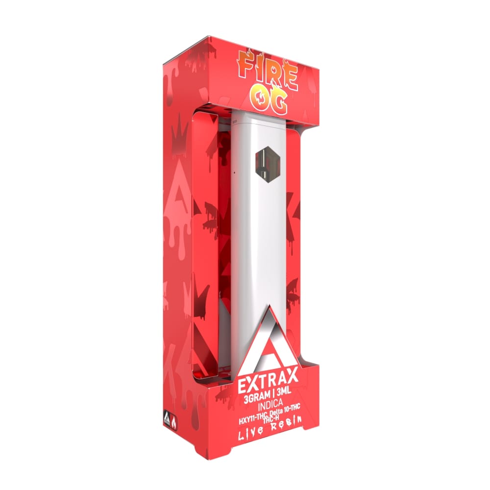 Delta Extrax Fire OG 11-Hydroxy THC + D10 + THC-h Disposable (3g) Best Price