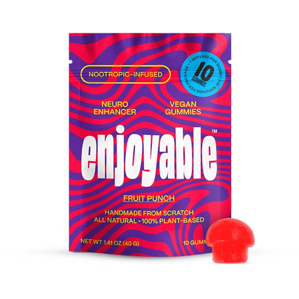 Enjoyable Neuro Enhancer Vegan Gummies | 2pk or 10pk Best Price