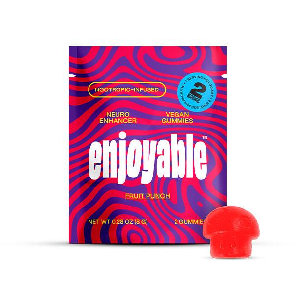 Enjoyable Neuro Enhancer Vegan Gummies | 2pk or 10pk Best Price