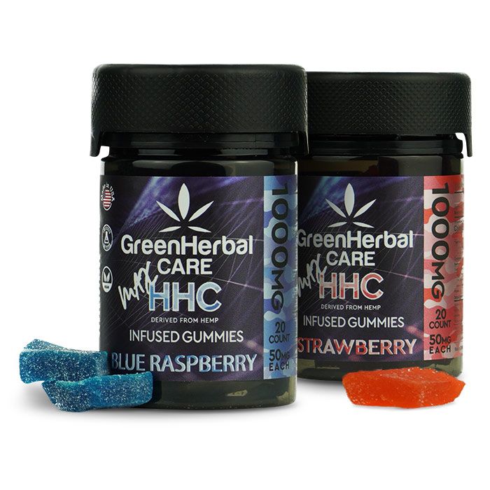 Green Herbal Care GHC HHC Max Gummies 1000MG Best Price