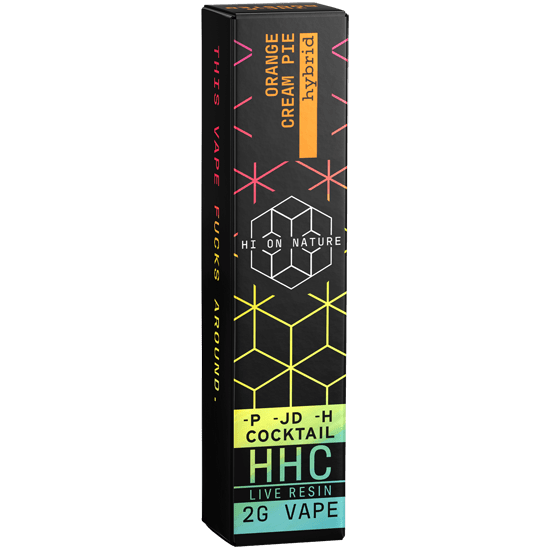 Hi On Nature 2g HHC COCKTAIL HYBRID VAPE - ORANGE CREAM Best Price