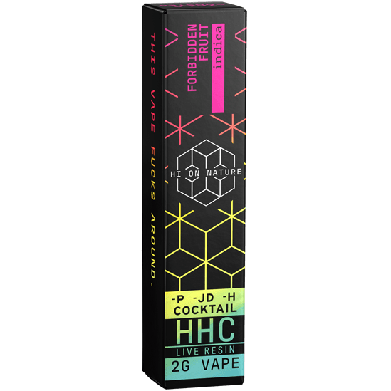 Hi On Nature 2g HHC COCKTAIL INDICA VAPE - FORBIDDEN FRUIT Best Price