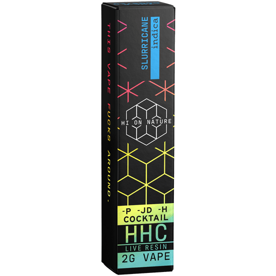 Hi On Nature 2g HHC COCKTAIL INDICA VAPE - SLURRICANE Best Price