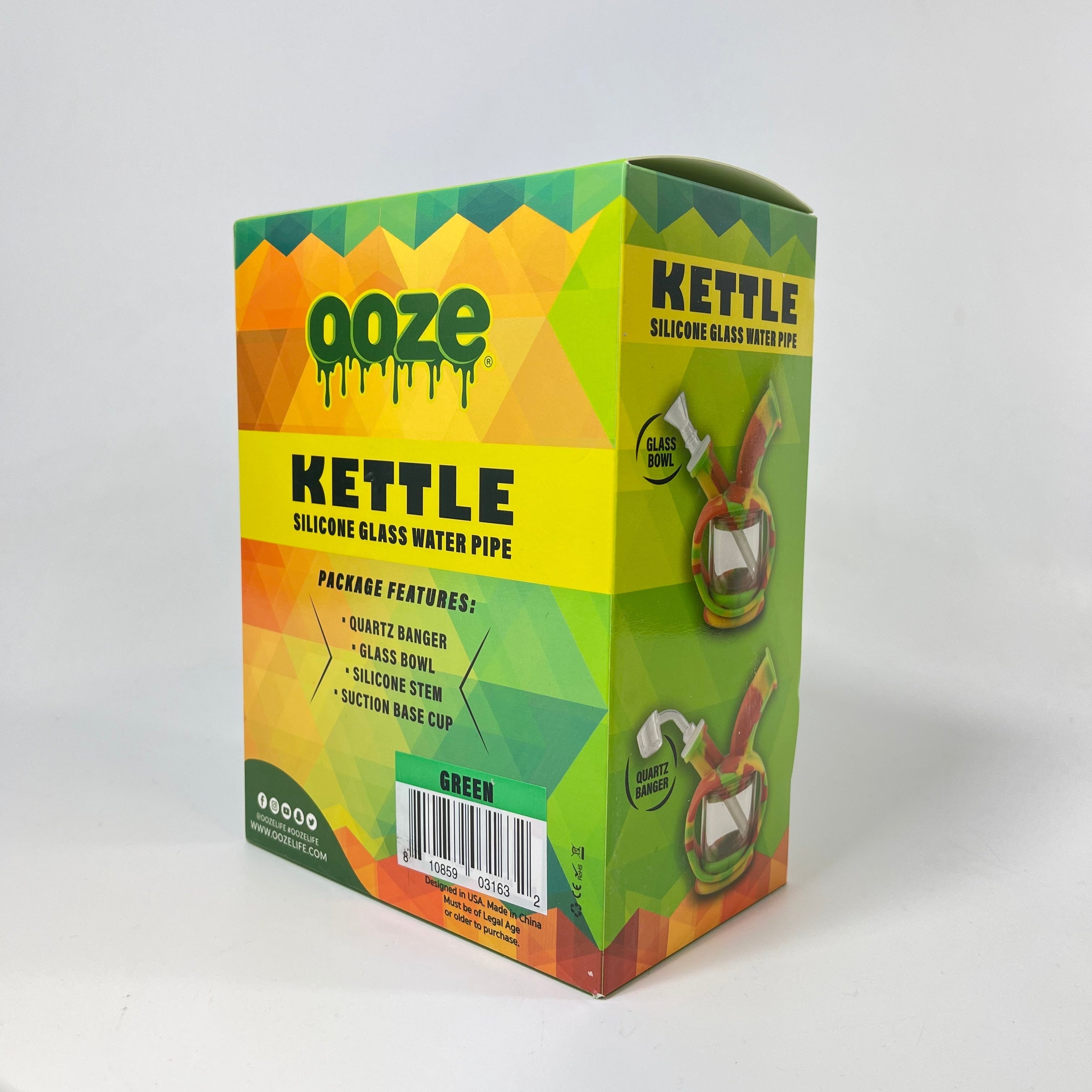 Ooze Kettle - Silicone Glass Waterpipe Best Price