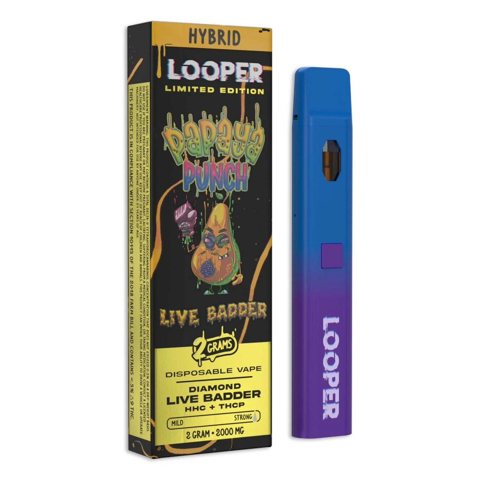 Looper Live Badder Disposable Vape Pens | 2g Best Price