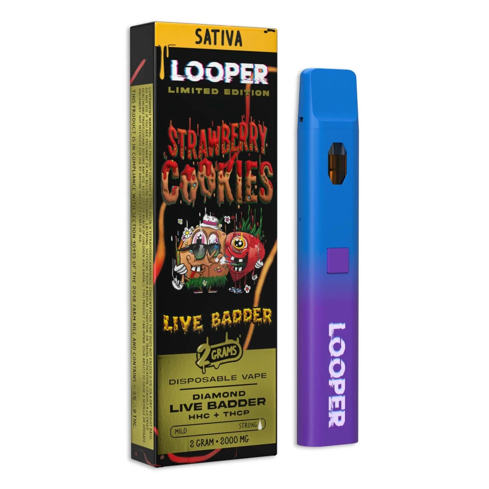 Looper Live Badder Disposable Vape Pens | 2g Best Price