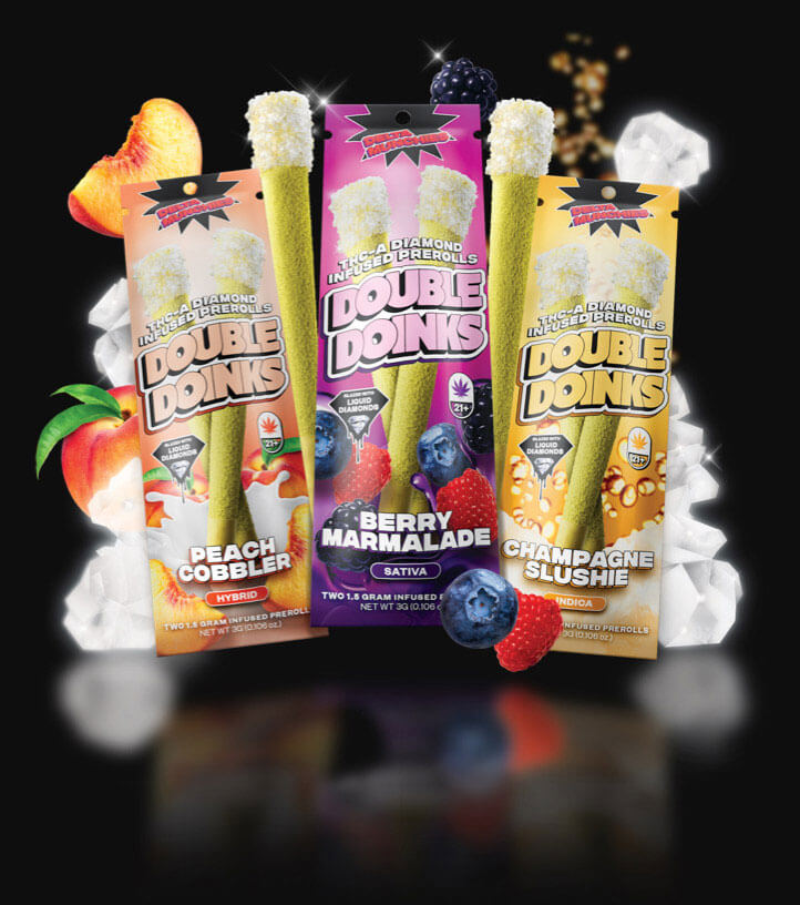 Delta Munchies Strawberry Jam Infused Prerolls (2 Pack) Best Price