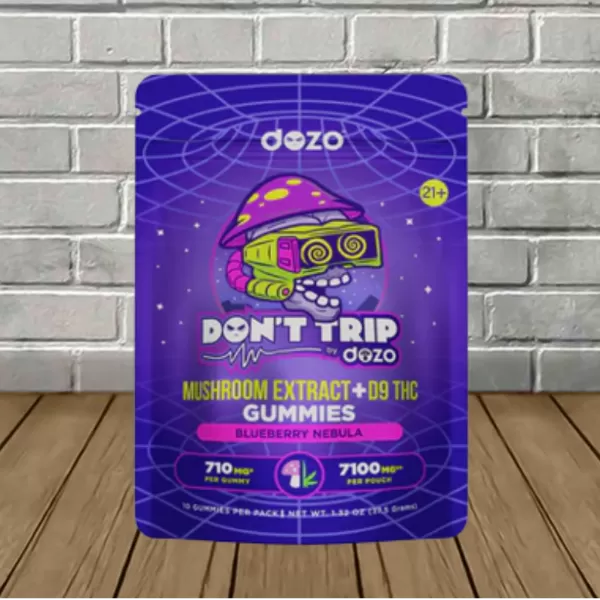 Dozo Don’t Trip Mushroom Extract + D9 Gummies 7100mg Best Price