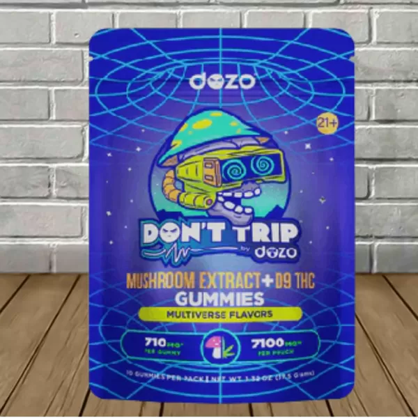 Dozo Don’t Trip Mushroom Extract + D9 Gummies 7100mg Best Price