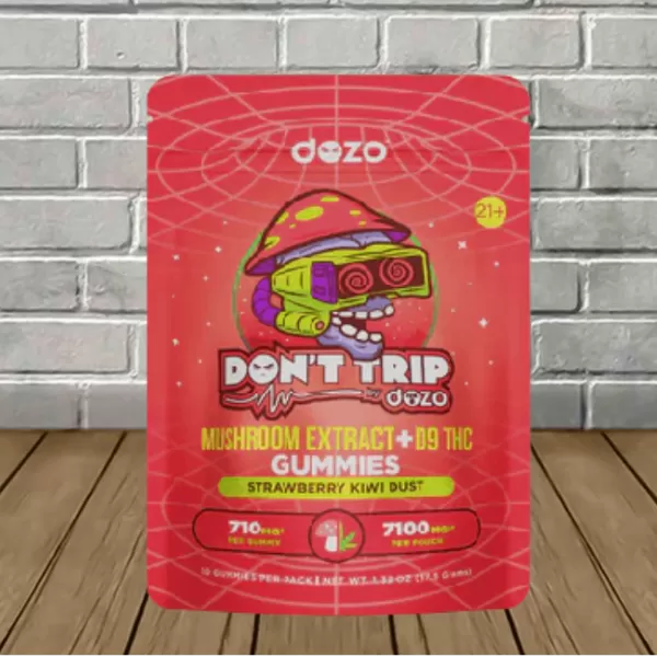 Dozo Don’t Trip Mushroom Extract + D9 Gummies 7100mg Best Price