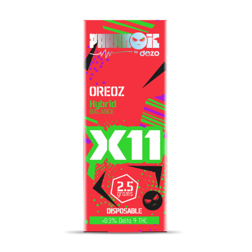 Dozo Paranoic X11 Live Resin Disposable 2.5G Best Price