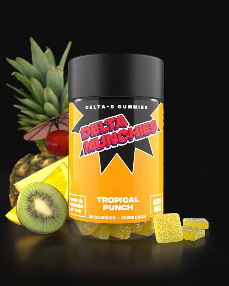 Delta Munchies Tropical Punch Delta 8 Gummies Best Price