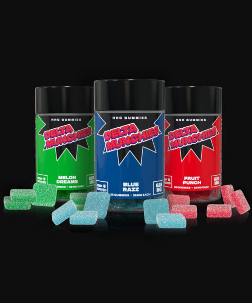 Delta Munchies Blue Razz HHC Gummies Best Price