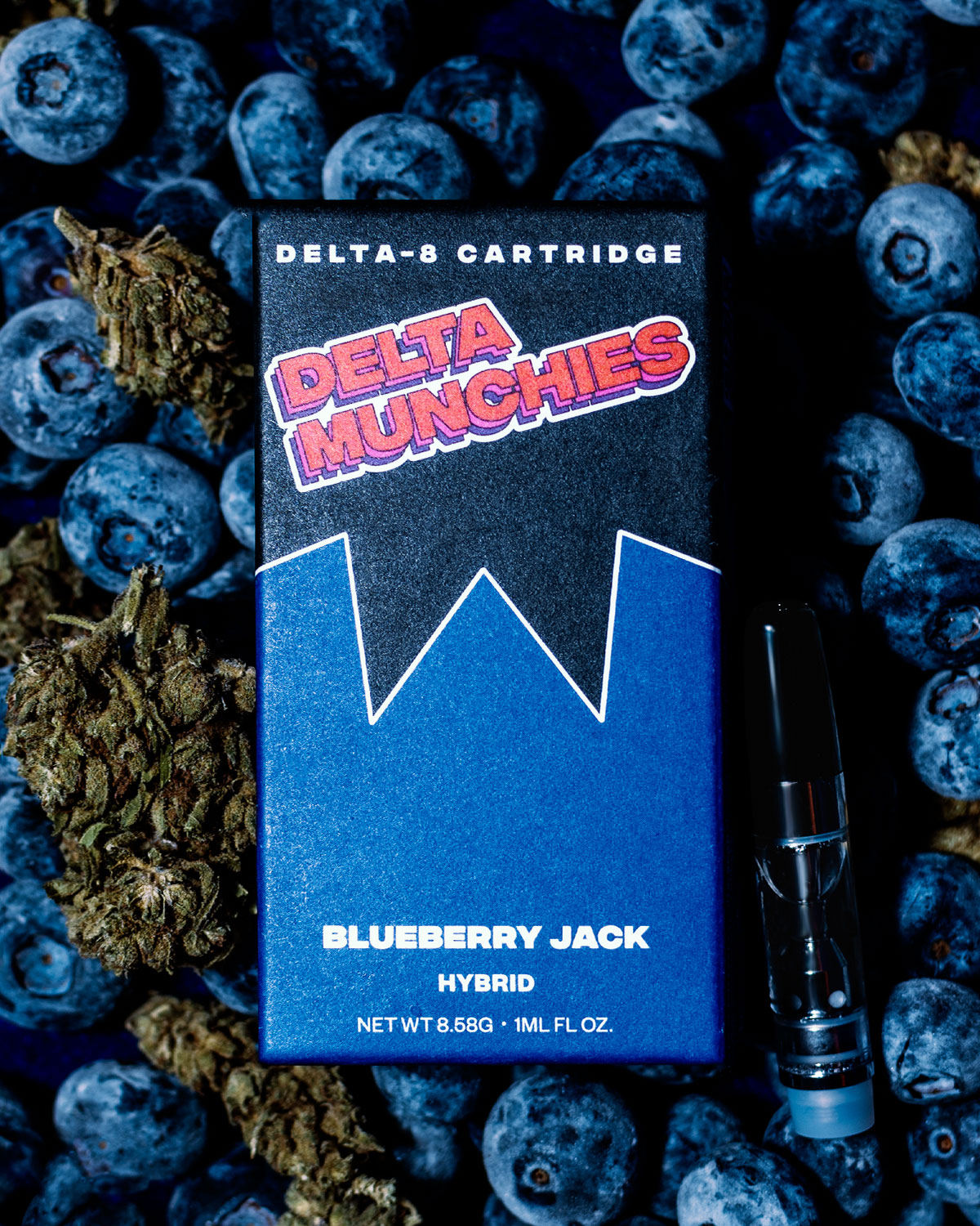 Delta Munchies Blueberry Jack 1G Delta 8 Cart Best Price