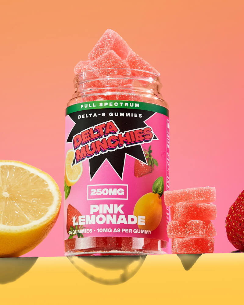 Delta Munchies Pink Lemonade Delta 9 Gummies Best Price