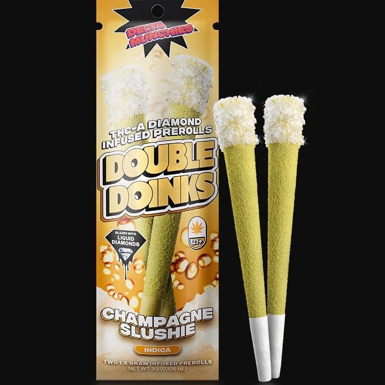 Delta Munchies Champagne Slushie Infused Prerolls (2 Pack) Best Price