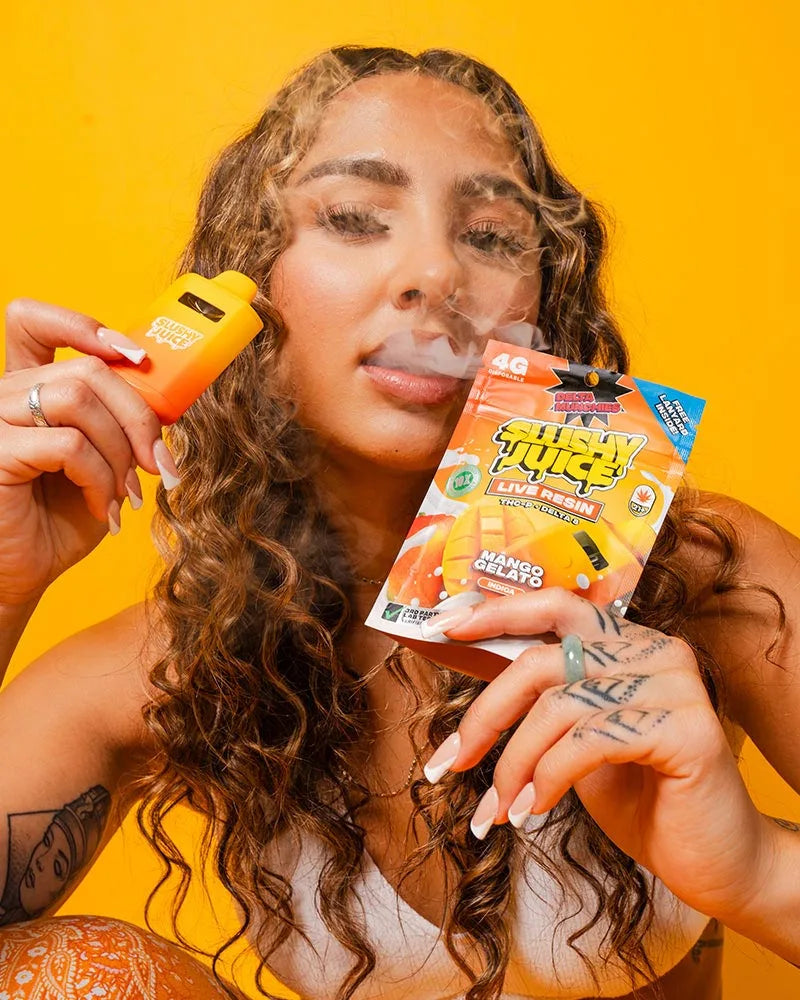 Delta Munchies Mango Gelato Slushy Juice 4G THC-P Vape Best Price