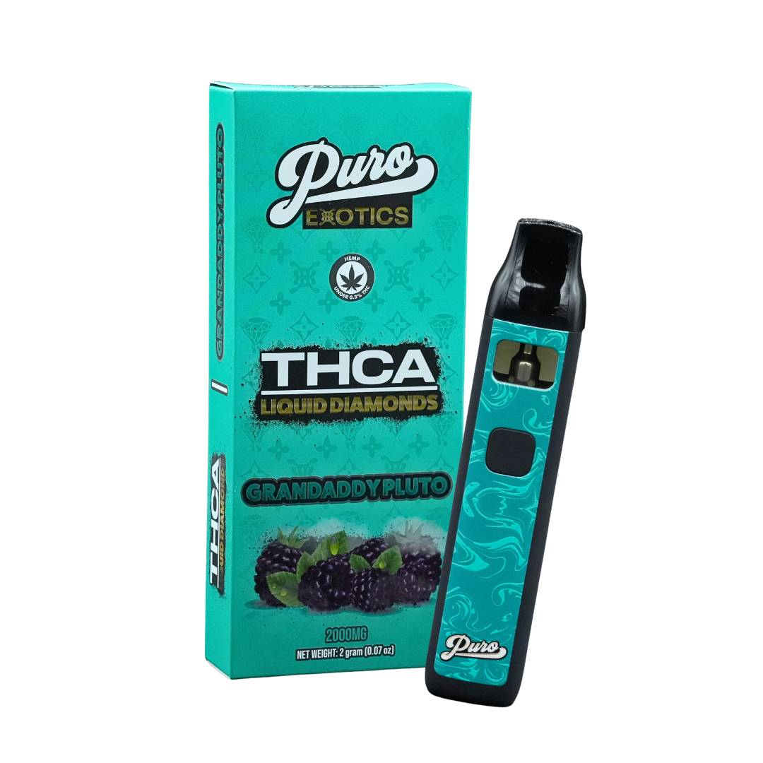 Puro Exotics THCA Liquid Diamonds Disposable Vapes 2g Best Price