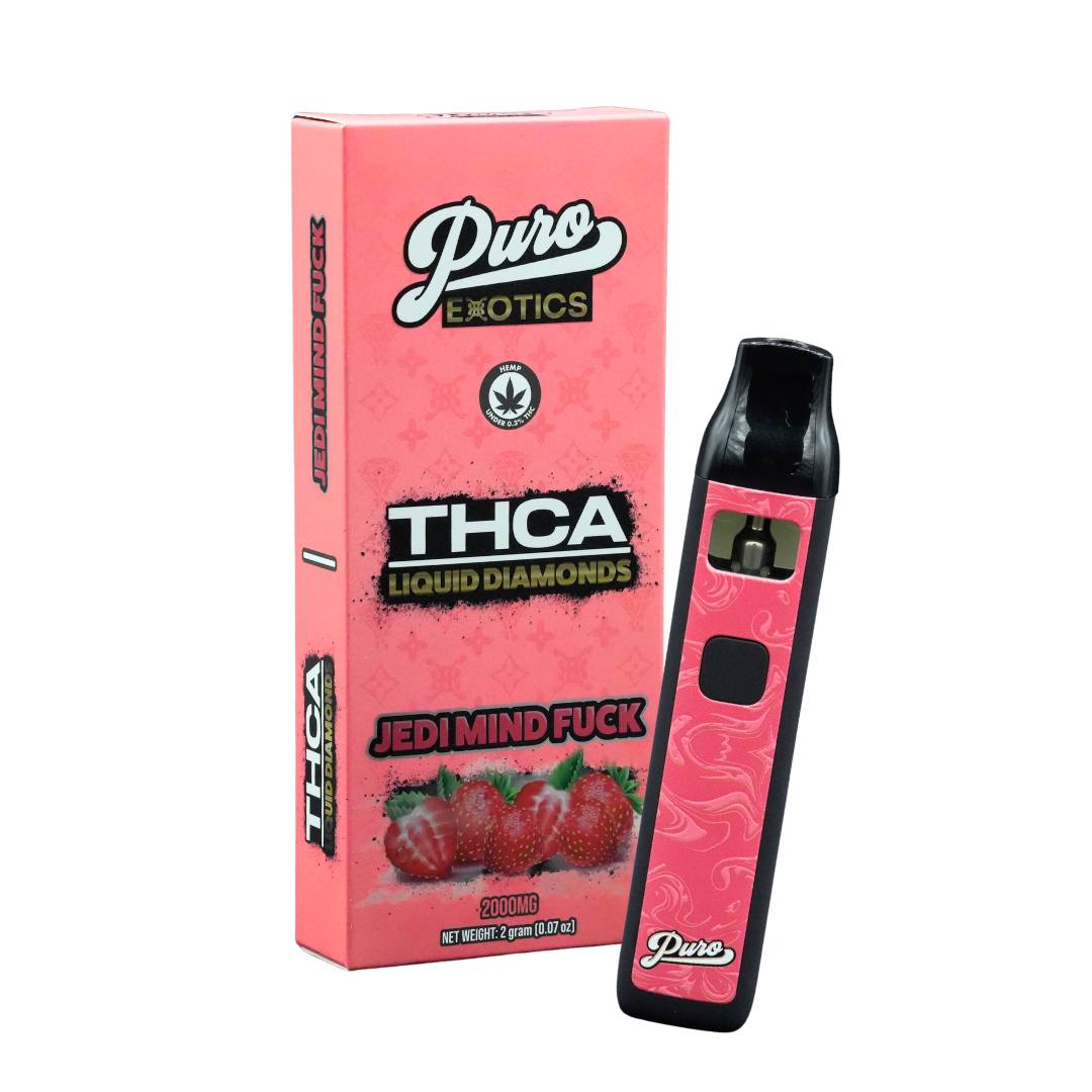 Puro Exotics THCA Liquid Diamonds Disposable Vapes 2g Best Price