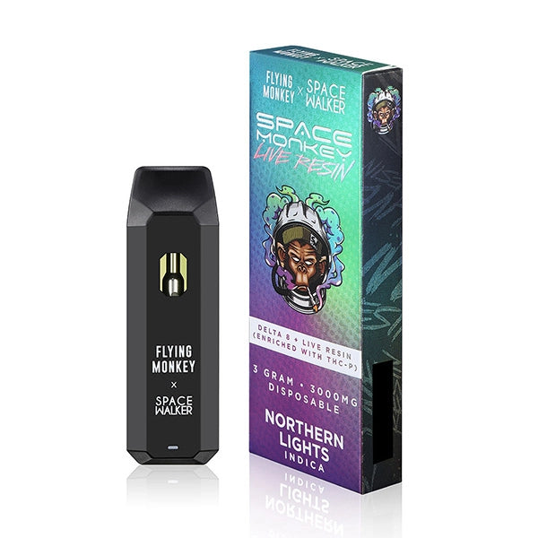 Space Monkey Northern Lights Live Resin Delta 8 Disposable Vape Pen Best Price