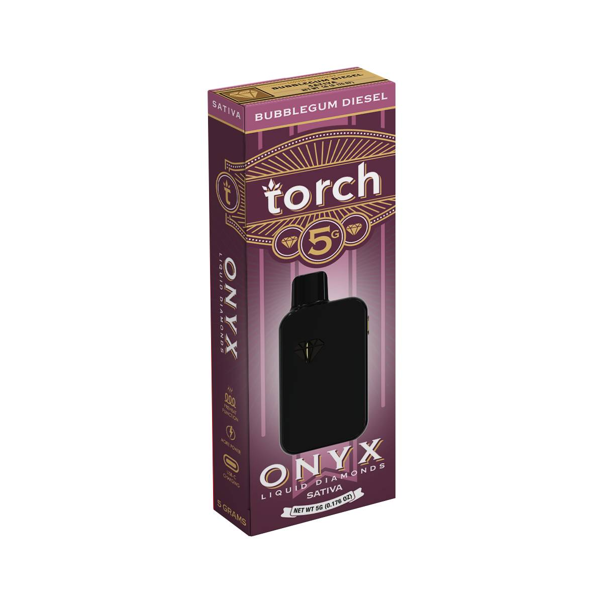 Torch Onyx Liquid Diamonds Disposable Vape | 5g Best Price