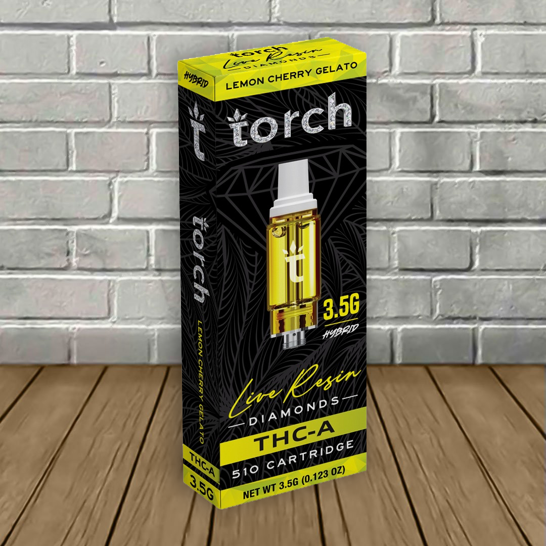 Torch Live Resin Diamonds THCa Cartridge 3.5g Best Price