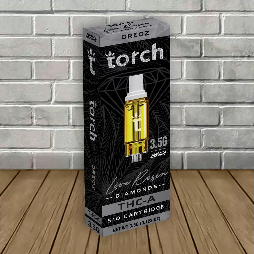 Torch Live Resin Diamonds THCa Cartridge 3.5g Best Price