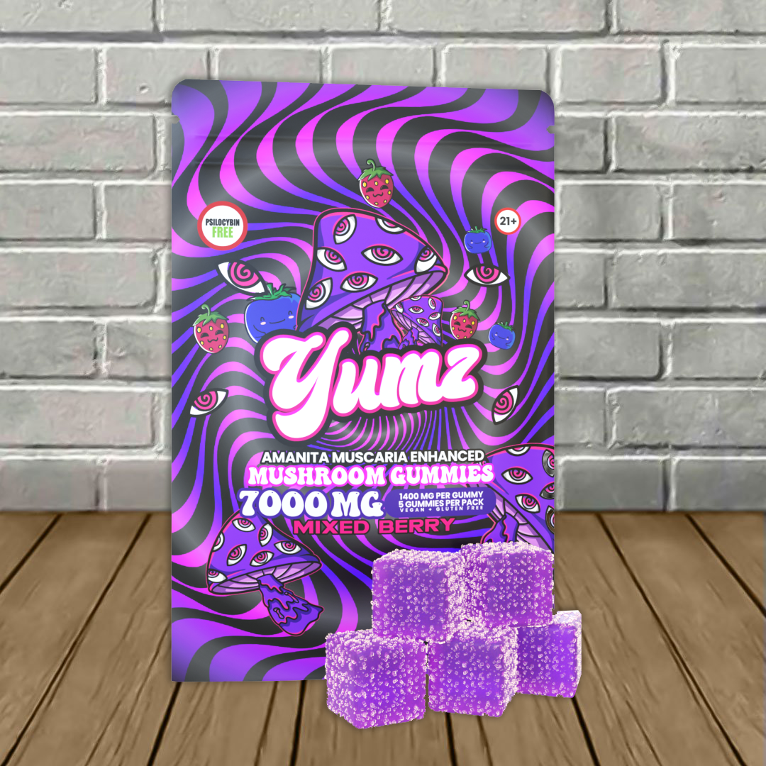 Yumz Lab Amanita Muscaria Mushroom Gummies 7000mg Best Price